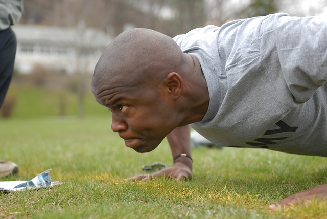 Outside Exercise and pushups