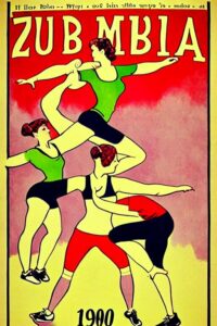 1900s zumba fitness art poster 2