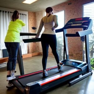 RGB gaming treadmill manufactured by the company r 3