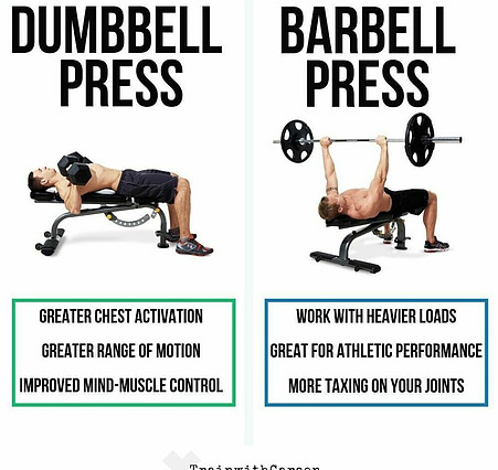 Dumbbell Barbell Bench Press Now Success